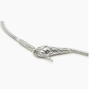 All Saints Double Snake Collar Necklace, NWT in Box